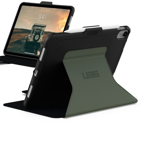 iPad case UAG SCOUT folio for Apple 10.9-inch iPad latest model 2022 black/olive - Picture 1 of 8